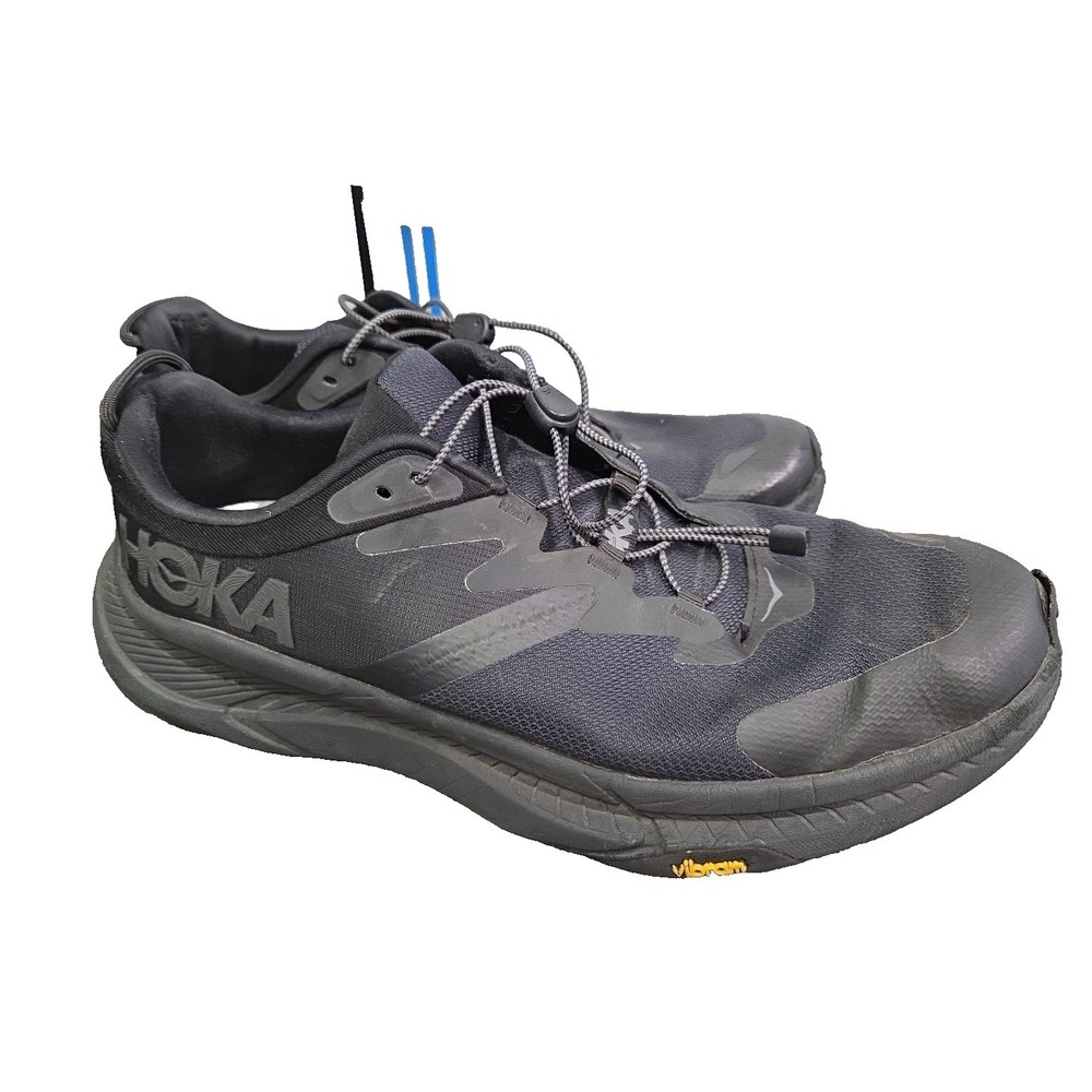 Hoka Transport Running Shoes Black/Black Men's Size 12D 1123153